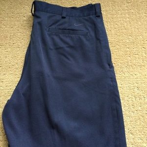 Nike FitDry men golf shorts. Size 34. Color navy blue.